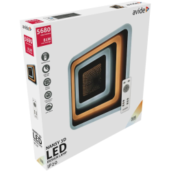 Avide Modern Nansy-3D LED Ceiling Lamp 81W
