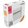 Avide Outdoor Stair Light Kano LED 3W White 4000K IP54 10.5cm